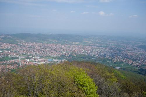 Pogled sa planine Bukulje na Arandelovac